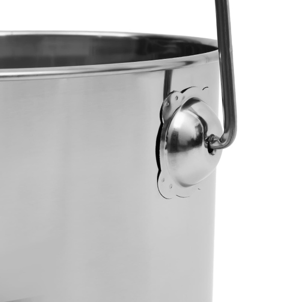 Seau à glace en acier inoxydable avec couvercle 6/12/20 l pour lait, aliments et aliments Seau à glace en acier inoxydable avec couvercle 6/12/20 l pour lait, aliments et aliments