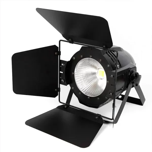 Éclairage de scène LED COB 2 en 1 DMX 100 W Blanc chaud Projecteur + panneau