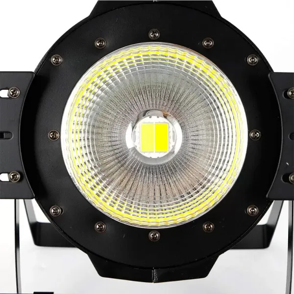 Éclairage de scène LED COB 2 en 1 DMX 100 W Blanc chaud Projecteur + panneau