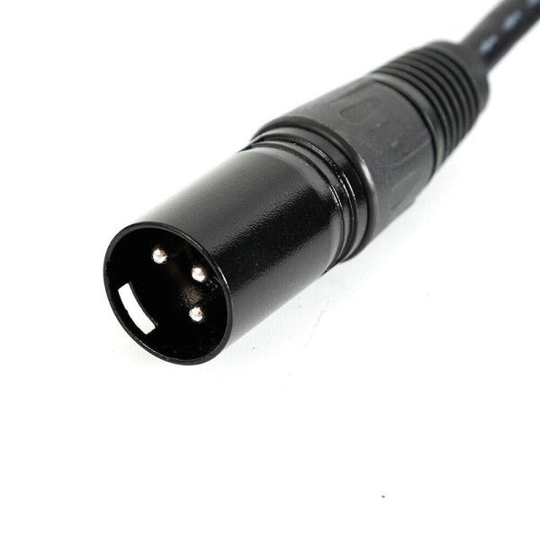Câble de signal DMX, DMX512, câble d'éclairage de scène, 10 2m, câble de signal DMX pour éclairage de scène, noir
