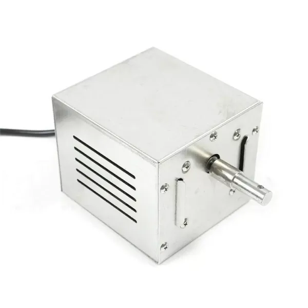 Moteur électrique pour barbecue en acier inoxydable 25 W - Pour rôtisserie et plus de 2,5 tours/min - 60 kg