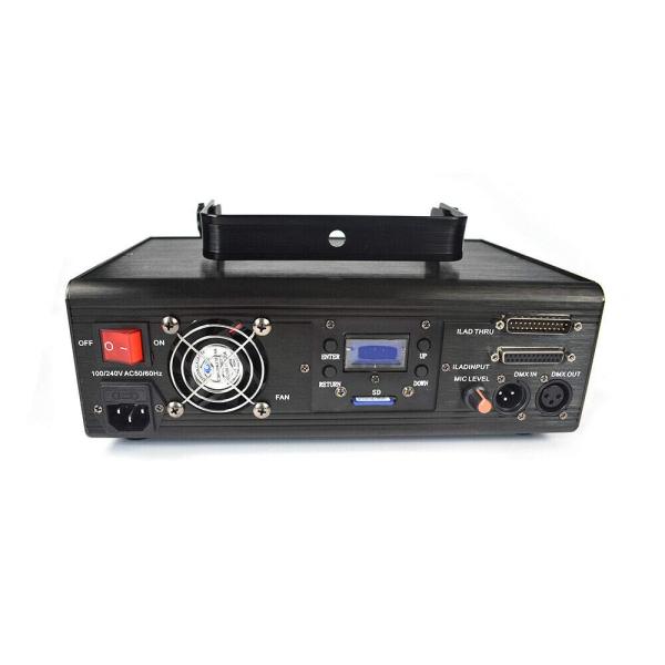 DMX ILDA Animation 500mW 3D RGBW Beam Éclairage de scène