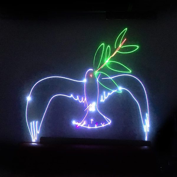 DMX ILDA Animation 500mW 3D RGBW Beam Éclairage de scène