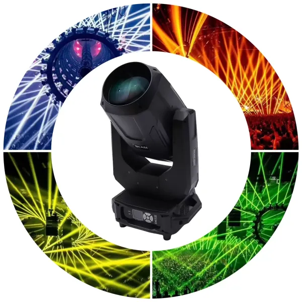 DMX512 Éclairage de scène DJ avec tête mobile et effet disco 220 V 260 W