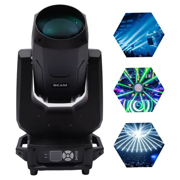 DMX512 Éclairage de scène DJ avec tête mobile et effet disco 220 V 260 W