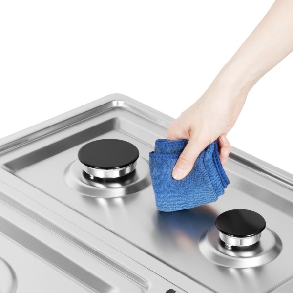Plaque de cuisson à gaz 5 zones - 33,8 cm - Réchaud de camping 5 brûleurs - Réchaud à gaz/électrique/cuisinière à gaz/cuisinière à gaz/gaz naturel