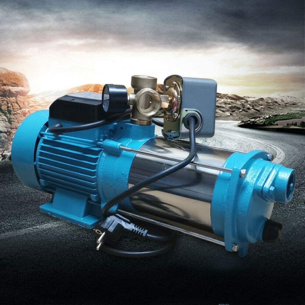 Pompe centrifuge, pompe de jardin, pompe à eau potable avec bouton poussoir, station d'eau domestique, 1300 W pour le jardin, pompe centrifuge