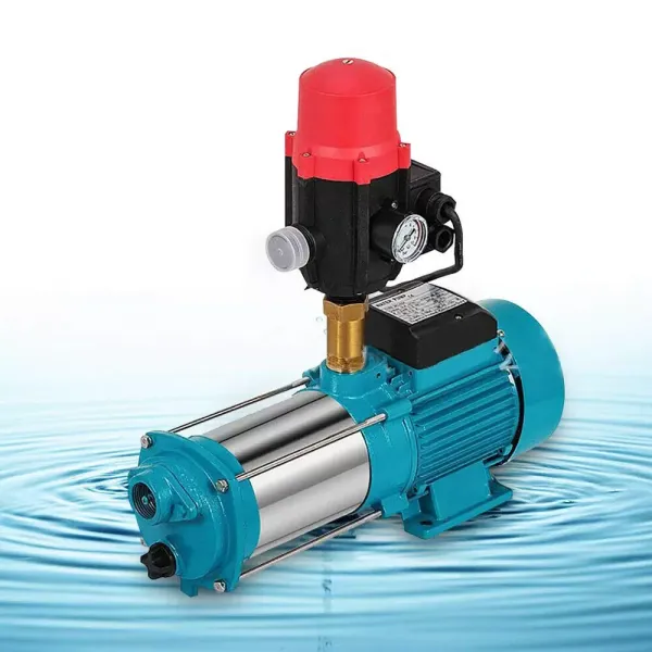 Pompe centrifuge en acier inoxydable - 1300 W - 9,8 bar - Pompe à jet - Pompe de jardin avec disjoncteur thermique intégré
