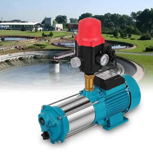 Pompe centrifuge en acier inoxydable - 1300 W - 9,8 bar - Pompe à jet - Pompe de jardin avec disjoncteur thermique intégré