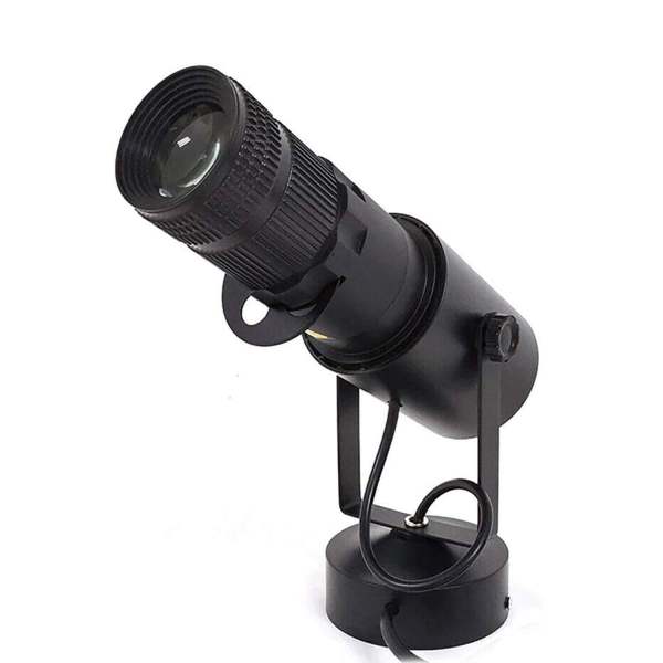 Spot LED 15 W 5500K - Éclairage de scène -15 W - Broche Spotlight 4 Aperture réglable - Pour mariage, théâtre