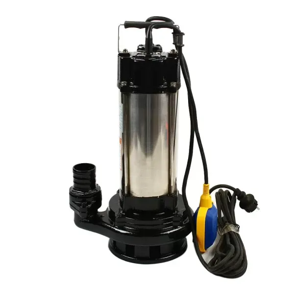 Pompe submersible pour eaux usées - 1500 W - En acier inoxydable - 6 m de câble d'alimentation avec flotteur