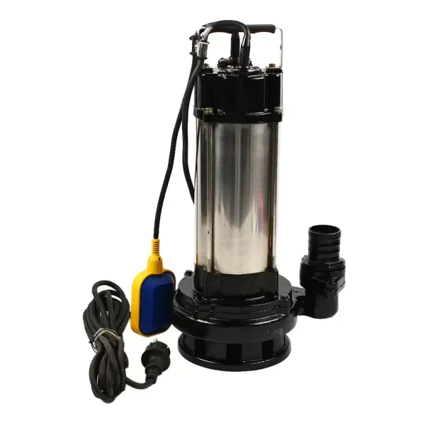 Pompe submersible pour eaux usées - 1500 W - En acier inoxydable - 6 m de câble d'alimentation avec flotteur Pompe submersible pour eaux usées - 1500 W - En acier inoxydable - 6 m de câble d'alimentation avec flotteur