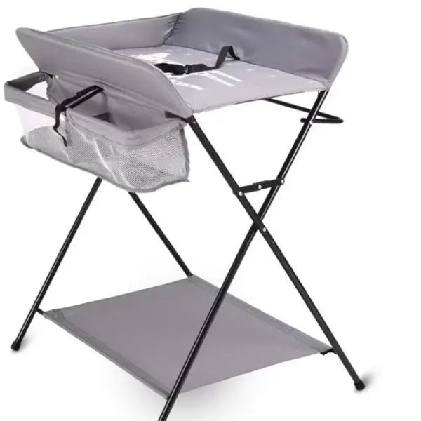 Table à langer multifonction - 25 kg - Commode à langer pliable bébé - 3 compartiments(avec/sans roues) Table à langer multifonction - 25 kg - Commode à langer pliable bébé - 3 compartiments(avec/sans roues)