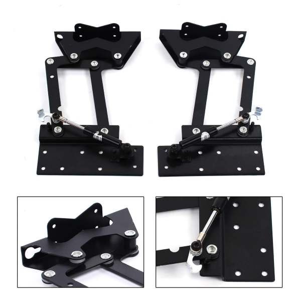Lot de 2 ressorts de charnière pour meubles - Ressort de levage - Pour table basse