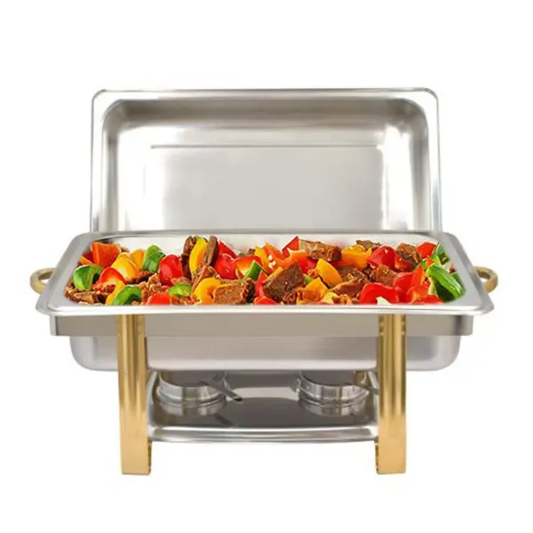 9 L - Récipient de conservation au chaud - En acier inoxydable - Pour buffet et fêtes