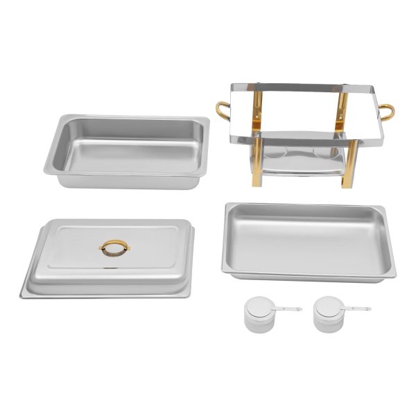9 L - Récipient de conservation au chaud - En acier inoxydable - Pour buffet et fêtes