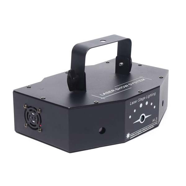 DMX 3 lentilles RGB couleur faisceau de balayage lampe disco 500MW lumière de projecteur DJ bar
