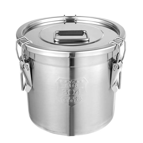 Récipient à céréales en acier inoxydable 6 L/12 l pour la cuisine et la farine d'huile