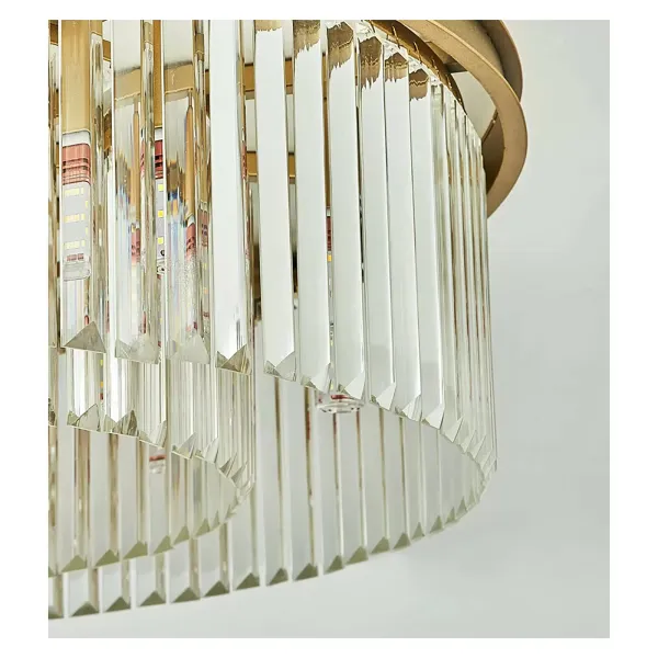 Plafonnier en cristal moderne de luxe - 8 x E14 - Pour chambre à coucher, salon - 110-220 V Plafonnier en cristal moderne de luxe - 8 x E14 - Pour chambre à coucher, salon - 110-220 V