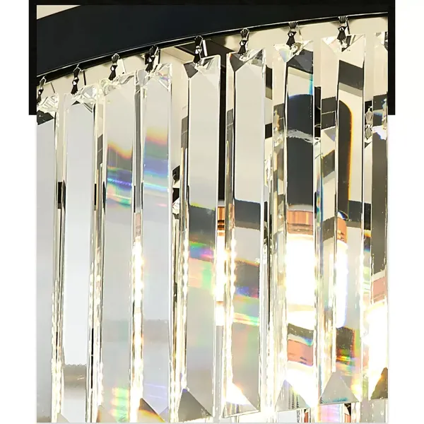 Plafonnier en cristal moderne de luxe - 8 x E14 - Pour chambre à coucher, salon - 110-220 V Plafonnier en cristal moderne de luxe - 8 x E14 - Pour chambre à coucher, salon - 110-220 V