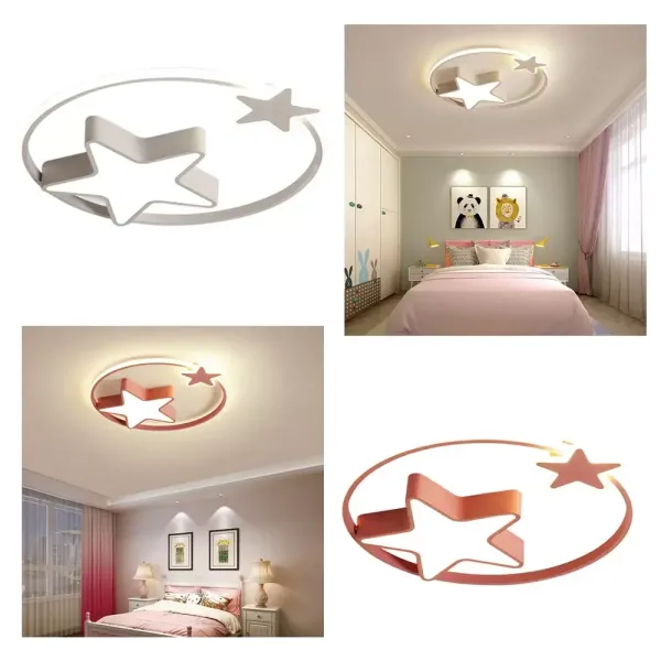 Plafonnier LED 29 W - Ciel étoilé créatif - Intensité variable - Facile à installer -blanc Plafonnier LED 29 W - Ciel étoilé créatif - Intensité variable - Facile à installer -blanc