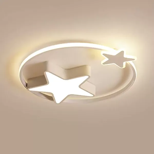 Plafonnier LED 29 W - Ciel étoilé créatif - Intensité variable - Facile à installer -blanc