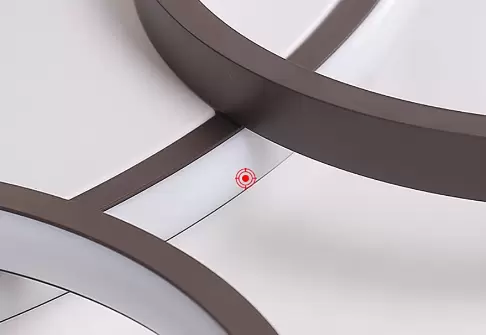 CNCEST-Lustre LED de luxe à 7 têtes à intensité variable pour salon et chambre à coucher