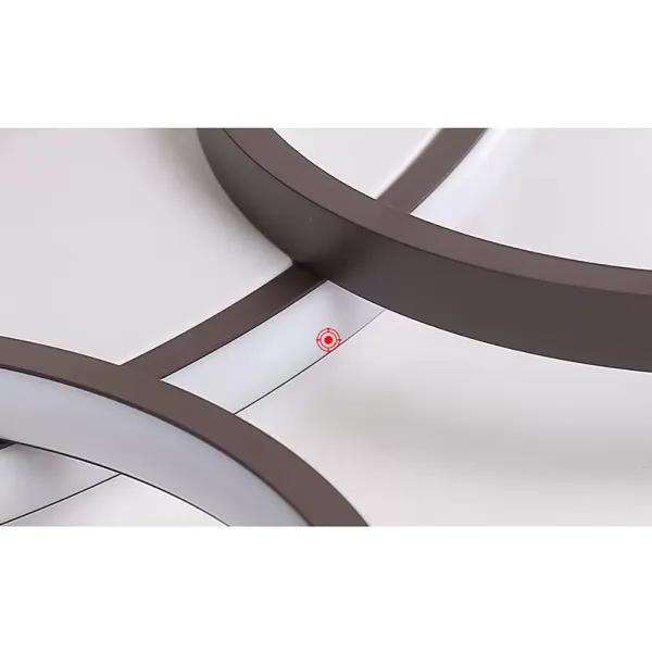 CNCEST-Lustre LED de luxe à 7 têtes à intensité variable pour salon et chambre à coucher