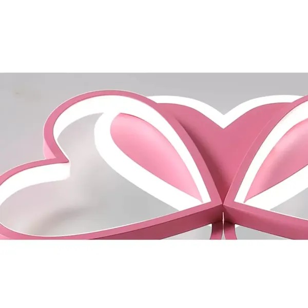 Plafonniers - 90 W - Motif papillon rose - Lampe pour chambre à coucher, chambre d'enfant, restaurant (intensité variable)