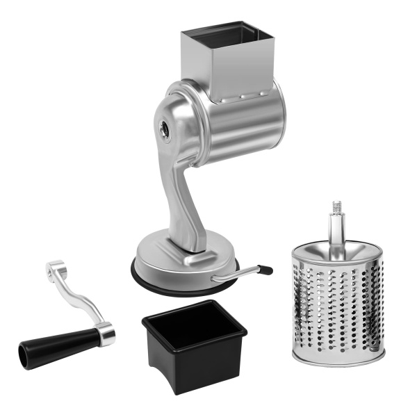Râpe manuelle en acier inoxydable avec 5 lames différentes pour carottes, concombres, pommes de terre