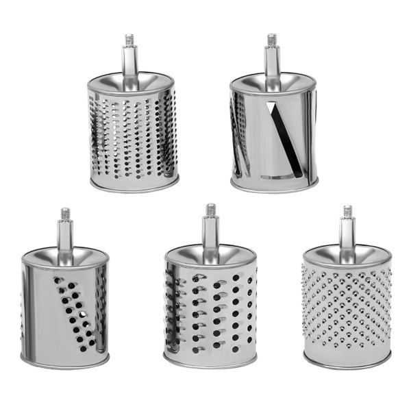 Râpe manuelle en acier inoxydable avec 5 lames différentes pour carottes, concombres, pommes de terre