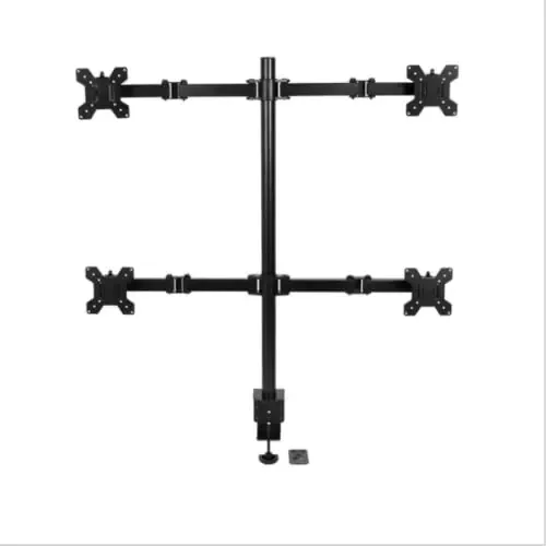 Support de bureau pour écran LED et LCD - Inclinable à 180° - Réglable en hauteur à 360° - 9 kg pour chaque écran