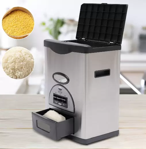 CNCEST-Automatische Rijstdispenser - 10 kg - Voor Granen en Droge Voedingsmiddelen