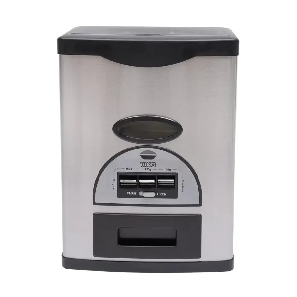 CNCEST-Distributeur automatique de riz - 10 kg - Pour céréales et aliments secs