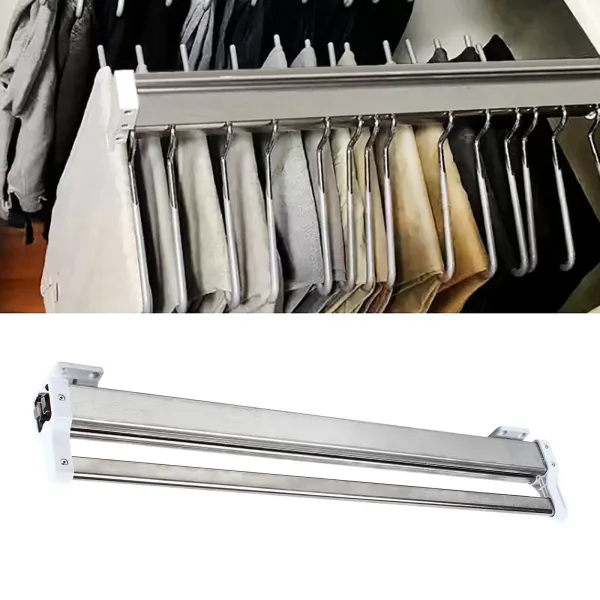 Cintre extensible pour pantalons, penderie, cintre, pantalon, cintre, étagère extensible 54-110 cm pour penderie
