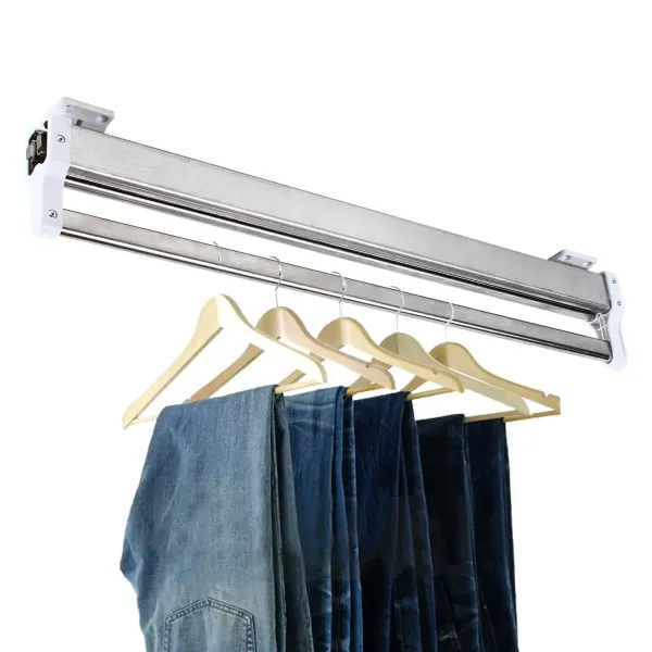Cintre extensible pour pantalons, penderie, cintre, pantalon, cintre, étagère extensible 54-110 cm pour penderie