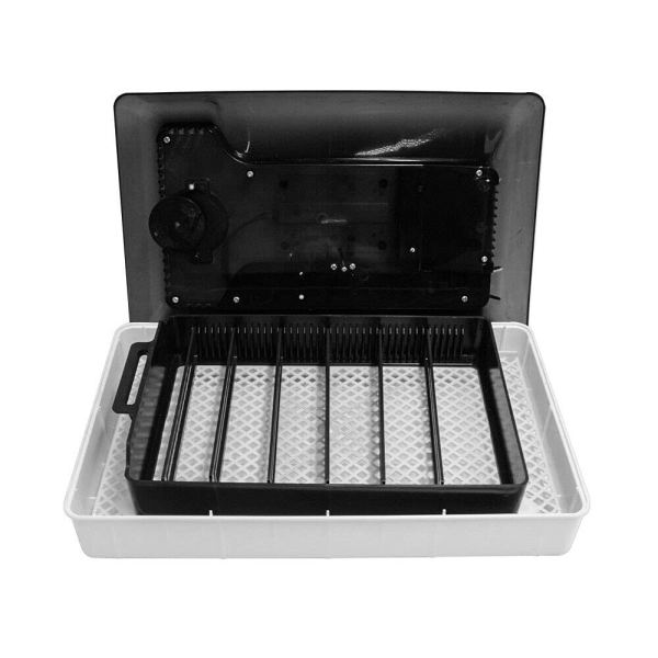 Couveuse 40 W entièrement automatique Couveuse LED Régulateur d'humidité Couverture visible pour Poulet Oie Canard Pigeon Caille Oiseau