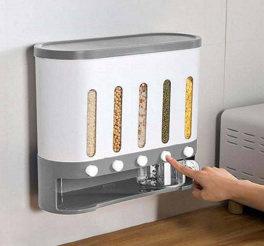 Distributeur de céréales moderne 5 en 1 - Pour la cuisine et la maison Distributeur de céréales moderne 5 en 1 - Pour la cuisine et la maison