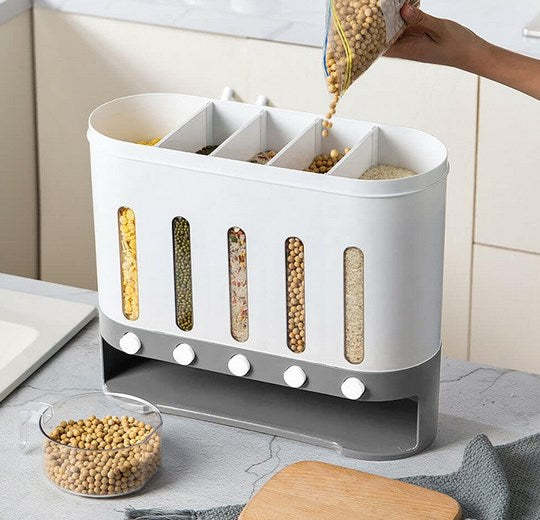 Distributeur de céréales moderne 5 en 1 - Pour la cuisine et la maison