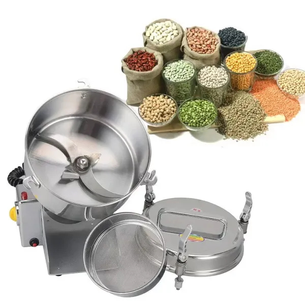 Broyeur à grains électrique en acier inoxydable pour grains de maïs