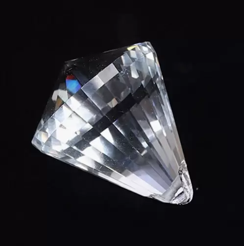 Kristallen LED-plafondlamp, dimbaar, met afstandsbediening, moderne plafondlamp voor woonkamer, keuken, slaapkamer, eetkamer