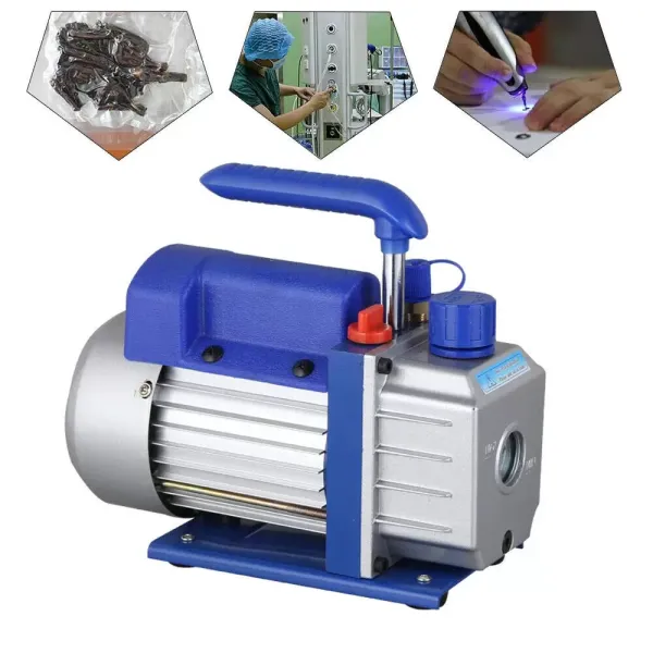 Pompe à vide 2,5 CFM 1440 tr/min - Pompe à vide - Kit de pompe à vide - Faible bruit et vibrations - Haute efficacité