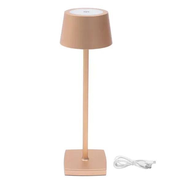 Lampe de table LED rechargeable 3,5 W - Lampe de chevet sans fil - Convient pour jardin/table/table de chevet