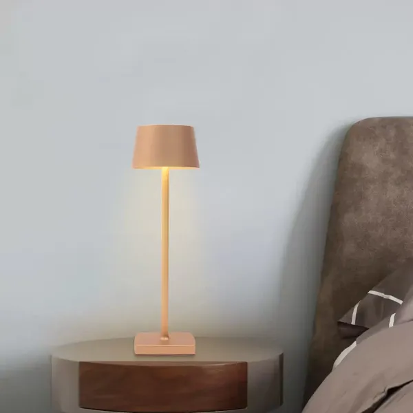 Lampe de table LED rechargeable 3,5 W - Lampe de chevet sans fil - Convient pour jardin/table/table de chevet