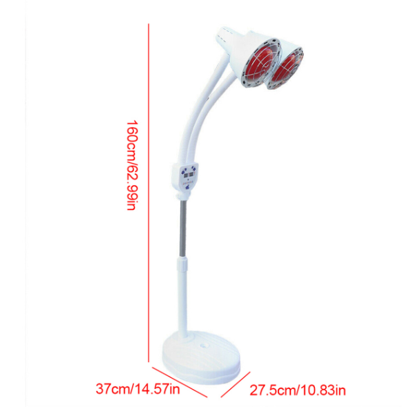 Lampe chauffante, lampe infrarouge, infrarouge 275 W, double tête