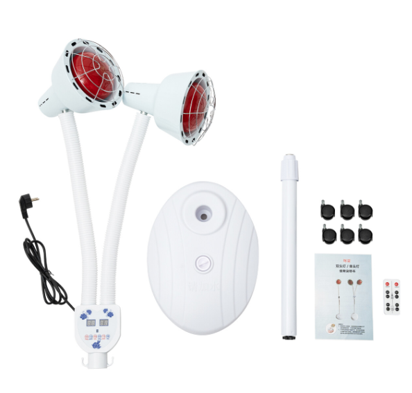 Lampe chauffante, lampe infrarouge, infrarouge 275 W, double tête