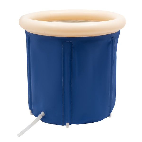 Baignoire gonflable pliable - Pour adulte de moins de 180 cm - Bleu