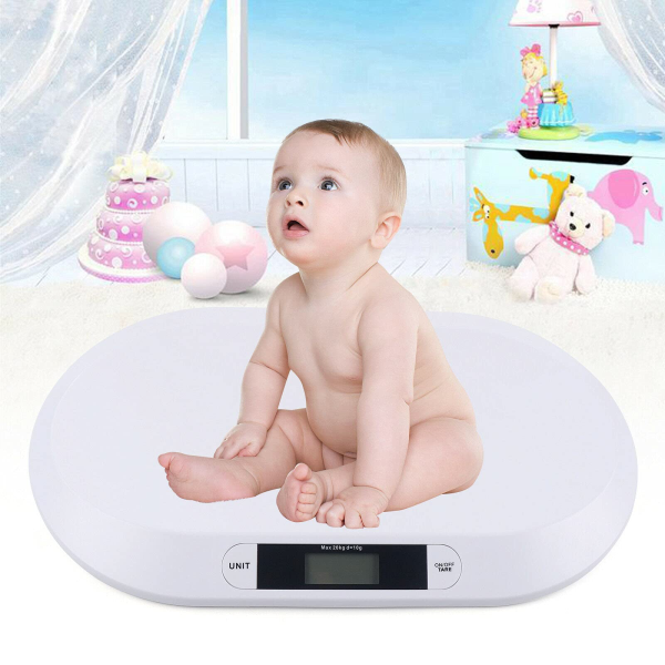 Pèse Bébé avec Affichage LCD pour les Nouveaux-nés de 30 g à 20 kg