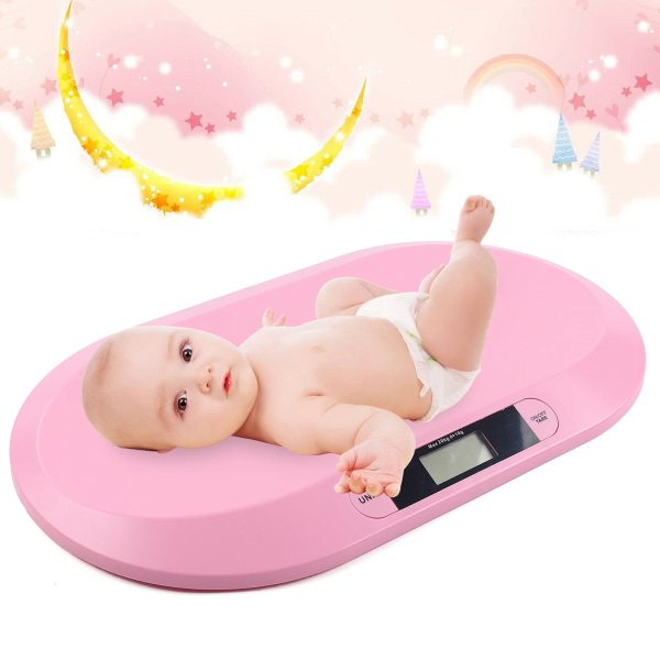 Balance Bébé Électronique, Pèse Bébé avec Affichage LCD pour les Nouveaux-nés de 30 g à 20 kg, Suit la Croissance de Votre Enfant