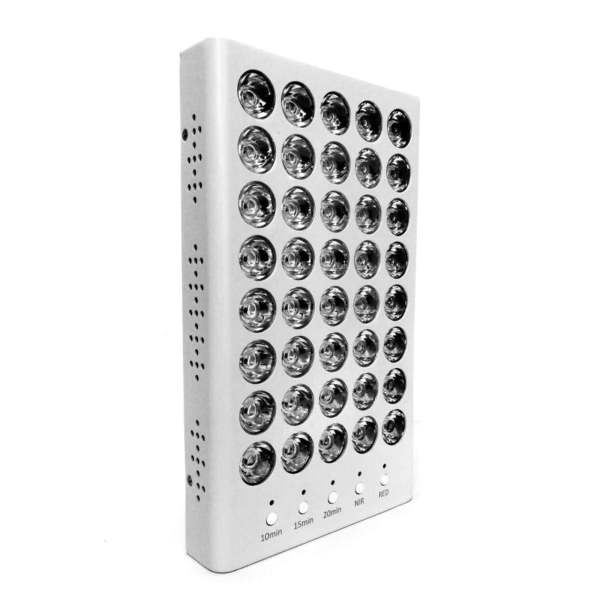 Lumière LED infrarouge 660 nm / 850 nm - Lampe thérapeutique anti-âge + masque pour les yeux 200 W - infrarouge